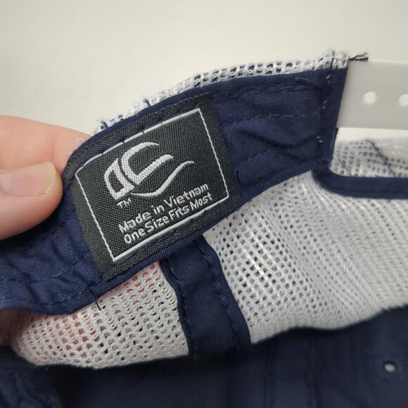 Outdoor Cap Snapback Mesh Back Trucker Hat Blue One Size Colorblock Blank - Picture 9 of 9